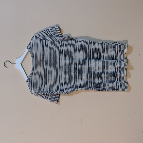 Majestic Filatures 100% linen striped tee - Picture 4 of 4